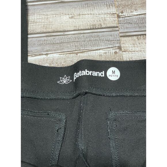 Beta Brand‎ Women’s Pants Black EUC Size Medium Petite - Picture 4 of 6